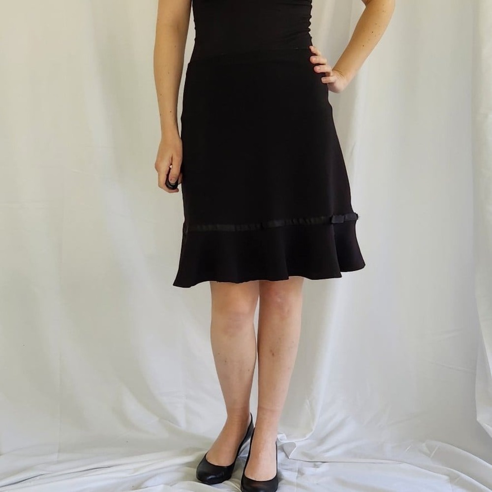 Y2K Black Stretchy Mini Skirt